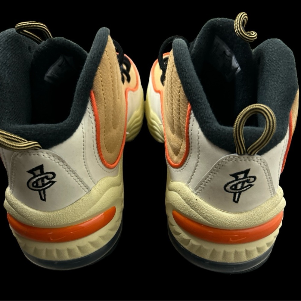 Nike Air Penny 2 Wheat Gold Basketball 🏀 Shoes / Sneakers - Picture 4 of 5